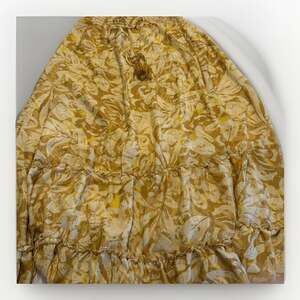 Philosophy Skirt Yellow Floral  Maxi Boho Hippie Summer Beach Party Vibe Small